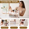 UFORU Makeup Organizer for Vanity with 2 Large Drawers, Cosmetic
