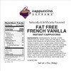 Cappuccino Supreme 2 lb bag Fat Free French Vanilla Instant