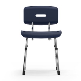 Medline Shower Chair with Backrest and Microban, Ideal for Disabled, Seniors and Elderly, 300 lb. Weight Capacity, Blue - Comfortable for Shower or Bathtub