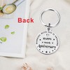 Laluminter Work Anniversary Keychain Gifts for Employee Staff Women Men,