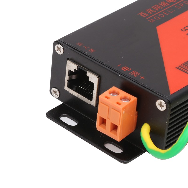 Ethernet Surge Protector Monitoring System RJ45 Lightning Suppressor for Security
