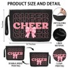 Haizct Cheer Makeup Bag With Zipper, Funny Travel Toiletry Bag