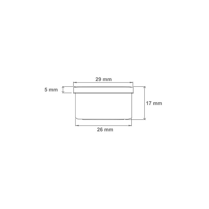 Frühes Forschen 15 Ointment Tins 6 ml Contents with Red