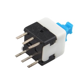 HALJIA 10 6 Pin Self Locking Switch Push Button Switch DPDT 8x8mm