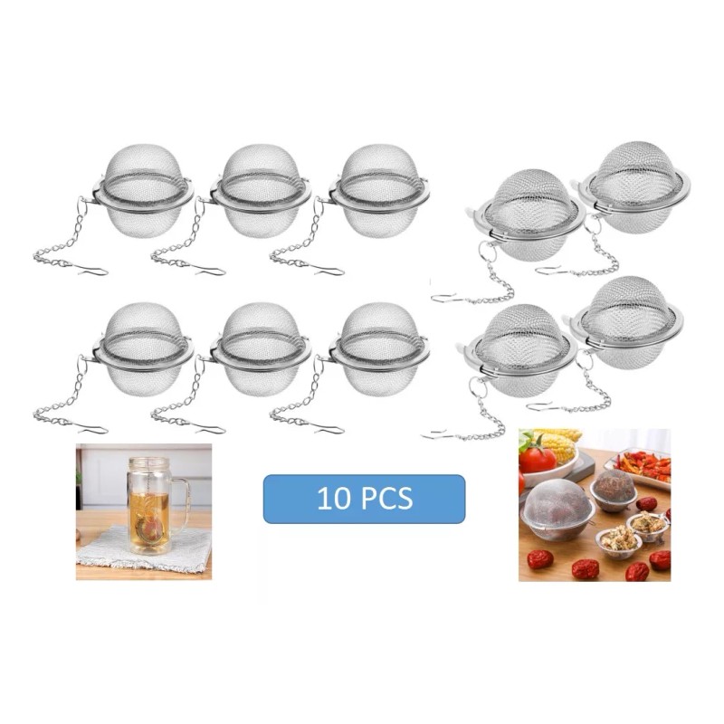 SANBREVE Infusores De Té Paquete Para Té De Bola Malla