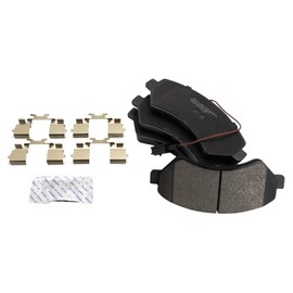 TRQ Front Brake Pads Semi-Metallic Compatible with 2014-2021 Ram ProMaster 1500 ProMaster 2500 ProMaster 3500