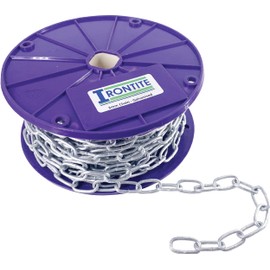 IRONTITE® Heavy Duty 3mm Metal Chain Link 1M - 30M Long, Hot Dipped Galvanised Chain for Long Lasting Weather Protection, Heavy Duty Chain to Suit A Variety of Uses. (3 Metre)