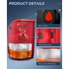 Nilight Taillight Assembly for 1993 1994 1995 1996 1997 Ford
