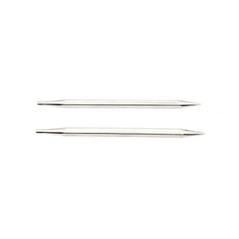 KnitPro 5 mm Nova Cubics Interchangeable Normal Circular Needles, Shiny Brass