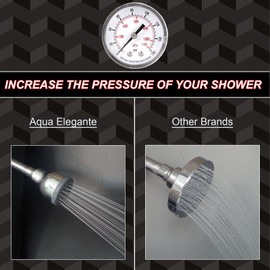 Aqua Elegante 3 Inch High Pressure Shower Head (Aqua Elegante) - Chrome - 2.5 GPM