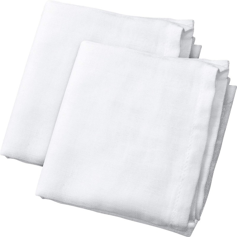 Square Soft Muslin Pure Cotton Cloth, Fit for Straining Fruit,