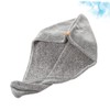Baluue Quick Drying Towel Bamboo Charcoal Hair Drying Cap for