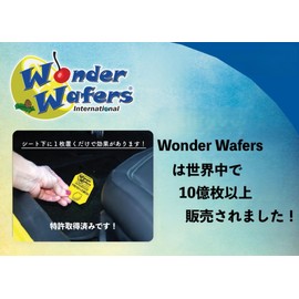 Wonder Wafers Car Air Freshener, Under Seat Air Freshener, Stand-type, Thin, Inconspicuous Air Freshener, For Rooms, Entryways, Evenly Scented, Made in U.S.A (Creamy Vanilla)