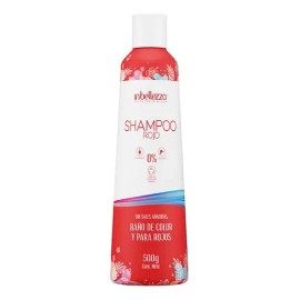 Shampoo Rojo Baño De Color, Intensificador Inbellezza 500g
