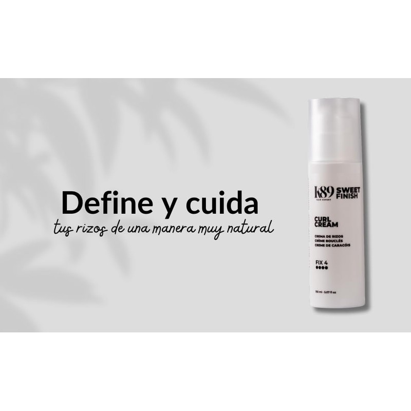 K89 - Sweet Finish Curl Cream. Crema de Rizos con