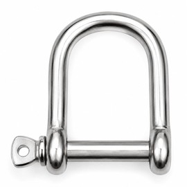 DAUMLINK 2 D Shackles Wide Stainless Steel A4 / Aisi 316 6 mm