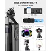 Yeaki Vlogging Kit for iPhone/Android, 71" Selfie Stick Tripod for