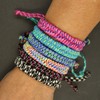 FROG SAC 6 Paracord Bracelets for Girls, Woven Parachute Cord