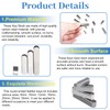 MroMax 150Pcs Round Ended Feather Key 16 Sizes Parallel Drive