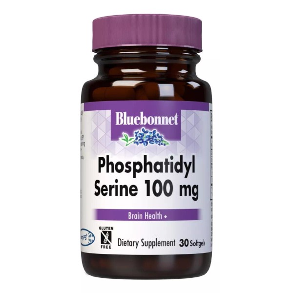 Bluebonnet Fosfatidilserina 100 Mg Brain Boost Hecho En Usa