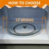 12'' Replacement Microwave Glass Plate Compatible with LG,Whirlpool- Microwave Plate