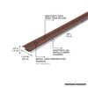 M-D Building Products 31220 1-1/4 in. X 96 in. Brown