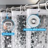 UFRIDAY Extra Long Shower Curtain Liner 72x86 Inch,EVA Plastic Waterproof