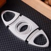 KEENSUN - Cigar Cutter, Stainless Steel Guillotine Double Blades and