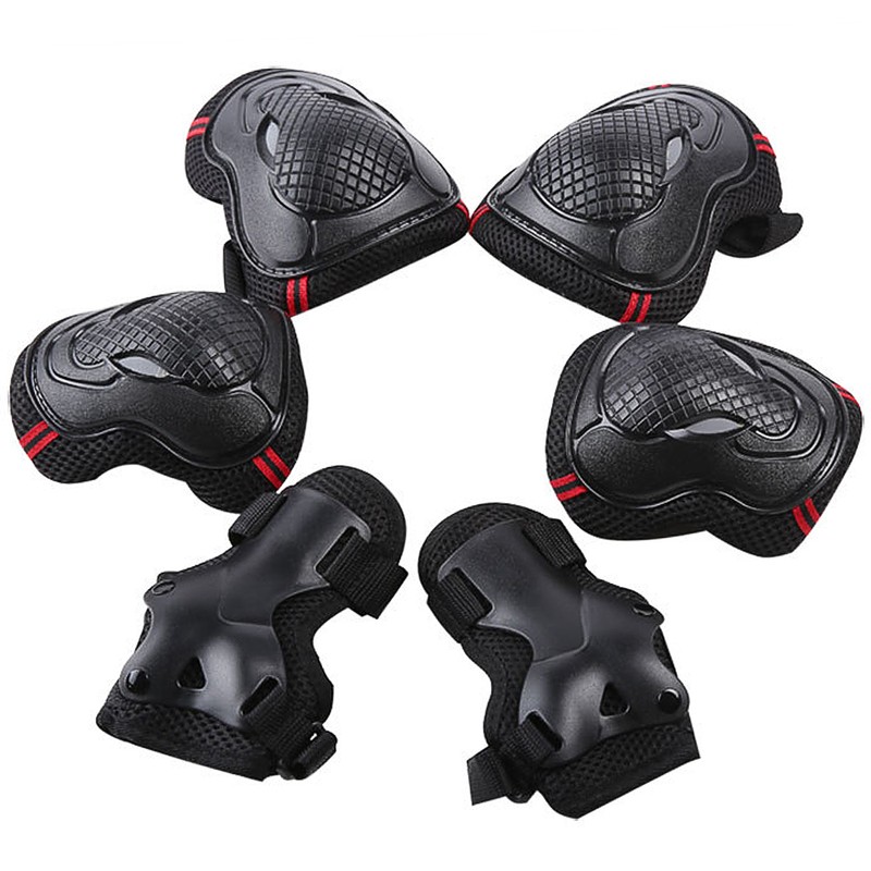 Knee Pads Set 6 Protector Kit Knee Pads Elbow Pads