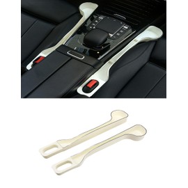 Car Seat Gap Filler Organizer- Upgrade Car Side Seat Gap Filler with Cup Holder and Phone Holder- Car Seat Gap Organizer for Prevent Falling-Seat Gap Storage 2 Pack (2, White)