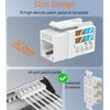 Rapink RJ45 Keystone Jack Cat6 10G Support, Keystone Jacks UTP