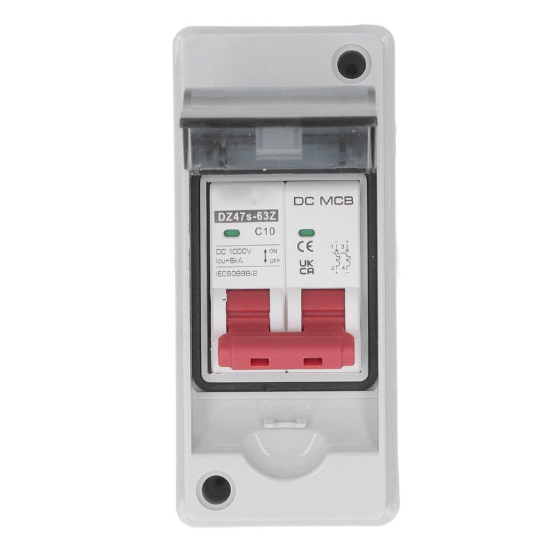 2P DC Circuit Breaker IP65 Waterproof Miniature DC Isolator Switch