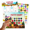Potty Training Reward Chart for Toddler, Car Potty Chart with