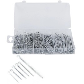 555pcs Cotter Pin Assortment Kit 6 Size Stainless Steel Retaining Split Pins Clip Fasteners Parts Tool Set with Storage Case