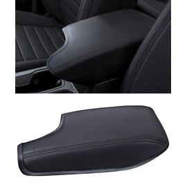 Sinvanho Center Console Armrest Cover for Subaru 2018-2023 Crosstrek and 2017-2023 Impreza, PU Leather Arm Rest Box Lid Protective Cover, Middle Console Seat Cushion Protector Accessories, Black