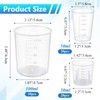 Plastic Measuring Cups, 30ml 50ml 100ml Resin Epoxy Mixing Cups,