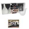 PMS 4PC 4X2.5" LONG HANDLED SPOON MINI TAPAS DISHES.PVC CTD