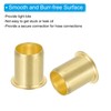 PATIKIL Brass Compression Insert, 15 Pcs 15mm OD x 12mm