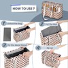UNICITII File Organizer Box, Portable Tote Bag Hanging Filing Box