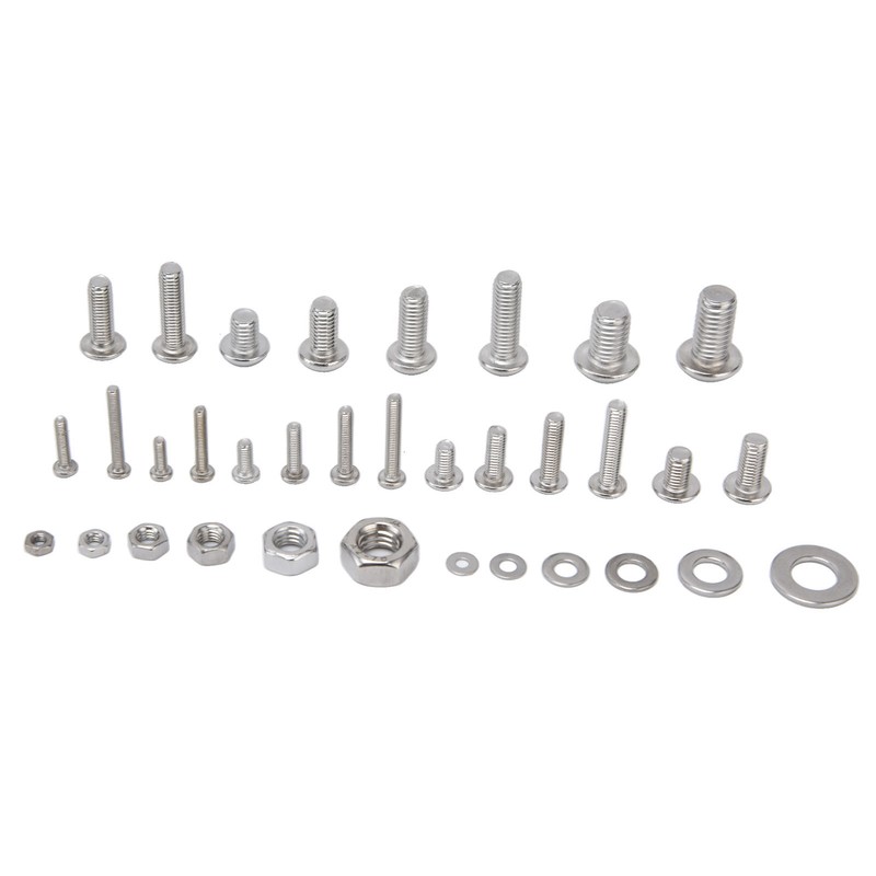 460Pcs Hex Socket Screws Kit 304 Stainless Steel Screw Nuts