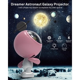 Astronaut Galaxy Projector, AIRIVO Galaxy Projector for Bedroom, Star Projector Night Light Robot for Kids, Room Decor Ceiling Projector with Remote, Home Decor Gifts for Adults, Teens, Christmas