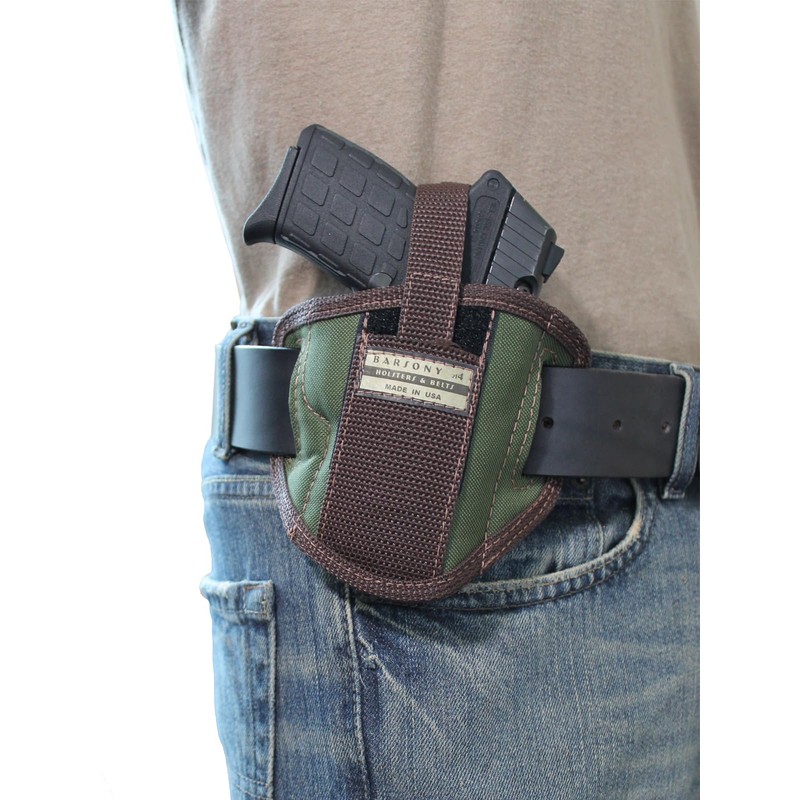 Barsony Woodland Green Ambidextrous Pancake Holster for S&W CSX 3.1"