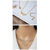 Generic 14k Yellow Gold Pink Zircon Tulip Pendant Necklace, Women's
