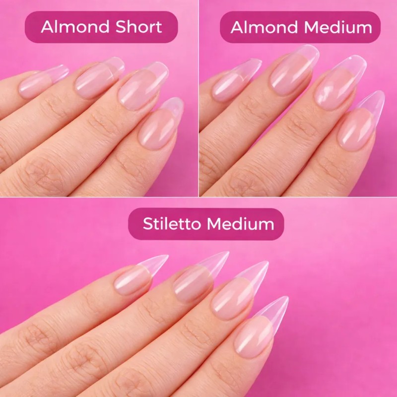 Miss Cherry Kit De Uñas 240pz Tips Soft Gel Con