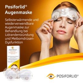 POSIFORLID Eye Mask Self Heating Mask for EDGitis, Barley Grain & Dry Eyes (Pack of 2)