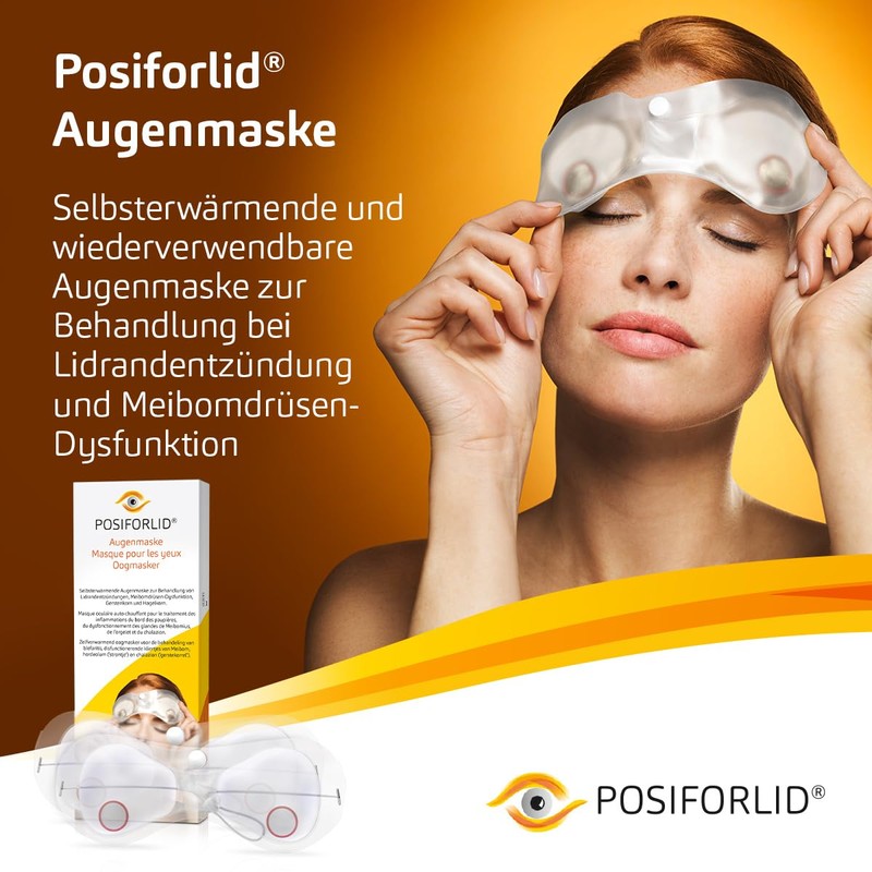 POSIFORLID Eye Mask Self Heating Mask for EDGitis, Barley Grain