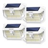 231 LED Solar Lights for Outside Waterproof, 4 Pack 300°