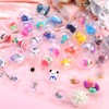 Joottuan 100 Pack Gumball Vending Machine Capsules with Cute Cartoon