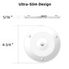 Obeaming 2 Pack 12V LED Ceiling Dome Light 400LM, 4.75"