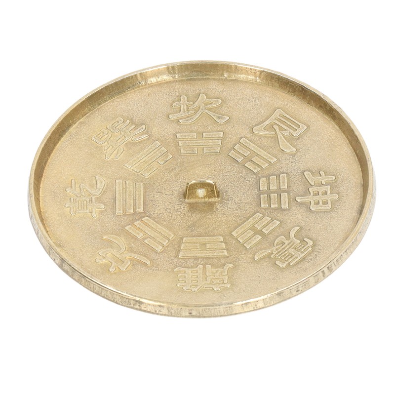 Feng Shui Brass Concave Bagua Mirror Good Luck Anti Rust